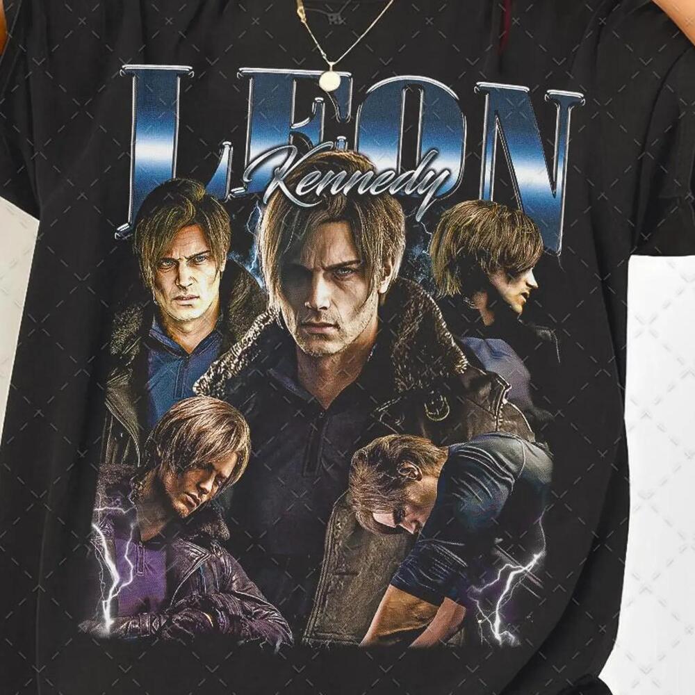 Leon Kennedy Graphic T Shirt, Resident Evil Requiem Tee, Unisex